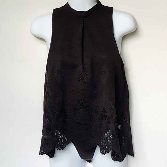 love, Fire Tops - Mock Neck LaceTop